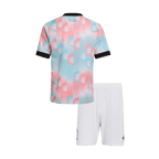 Kid's Belgium Away Soccer Jersey Kit(Jersey+Shorts) World Cup 2026 Blue&Pink