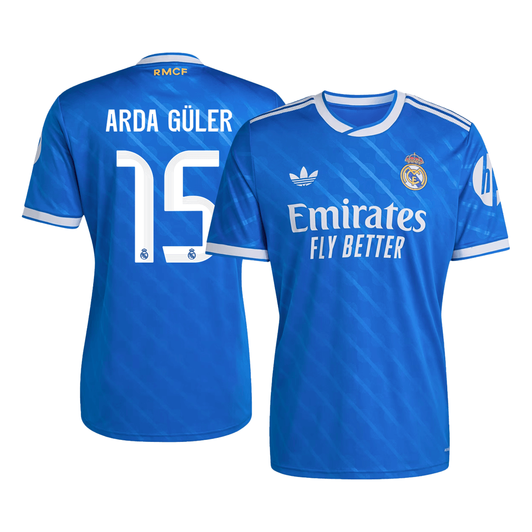 Real Madrid 2025/26 Third Soccer Jersey - ARDA GÜLER #15