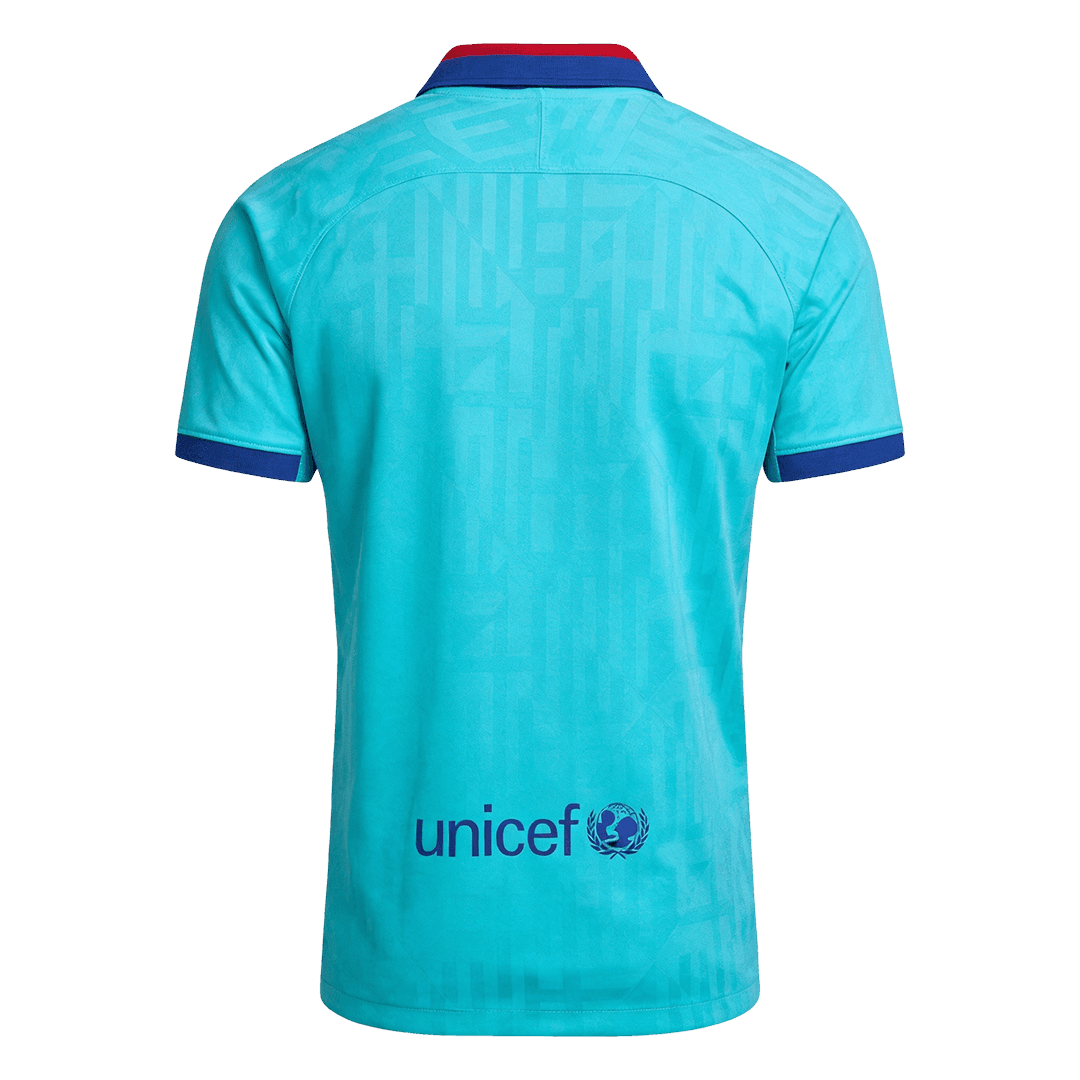 Retro Fan Version 2019/20 Barcelona Third Soccer Jersey Teal