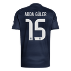 ARDA GÜLER #15 Real Madrid Away Soccer Jersey 2025/26 Navy