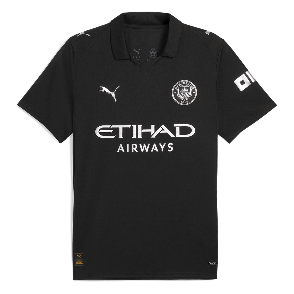 CHERKI #10 Manchester City Away Soccer Jersey 2025/26 Black