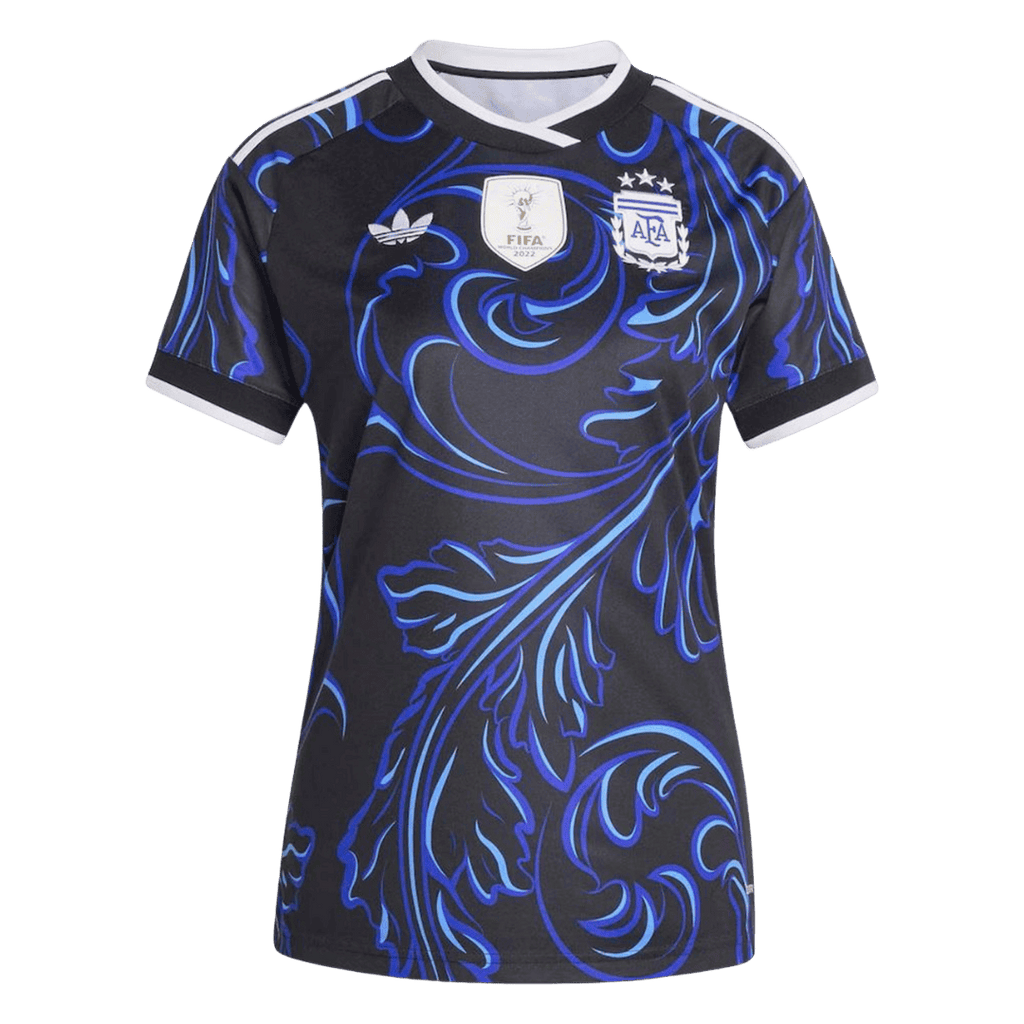 Women's Argentina Away Soccer Jersey World Cup 2026 Black