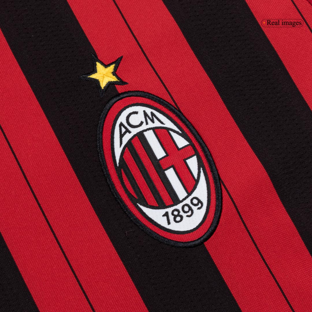 Retro 13/14 AC Milan Home Soccer Jersey Red&Black