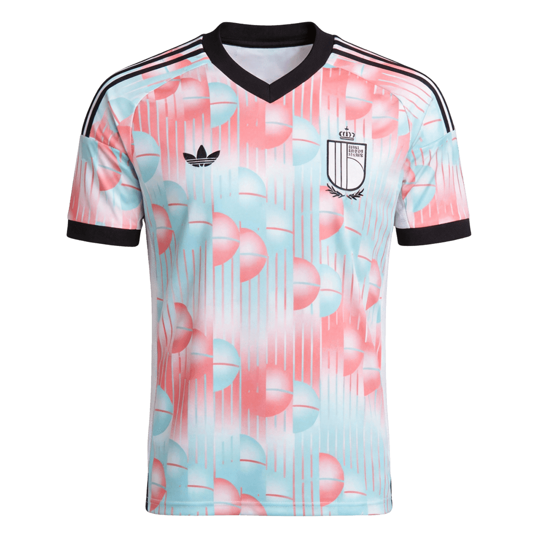 Belgium Away Soccer Jersey World Cup 2026 Blue&Pink