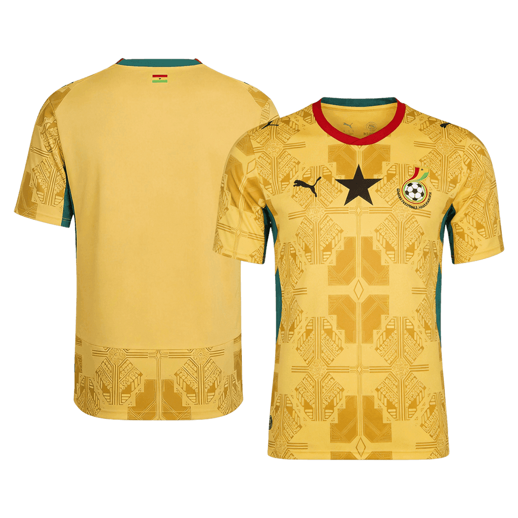 Ghana Away Soccer Jersey World Cup 2026 Yellow