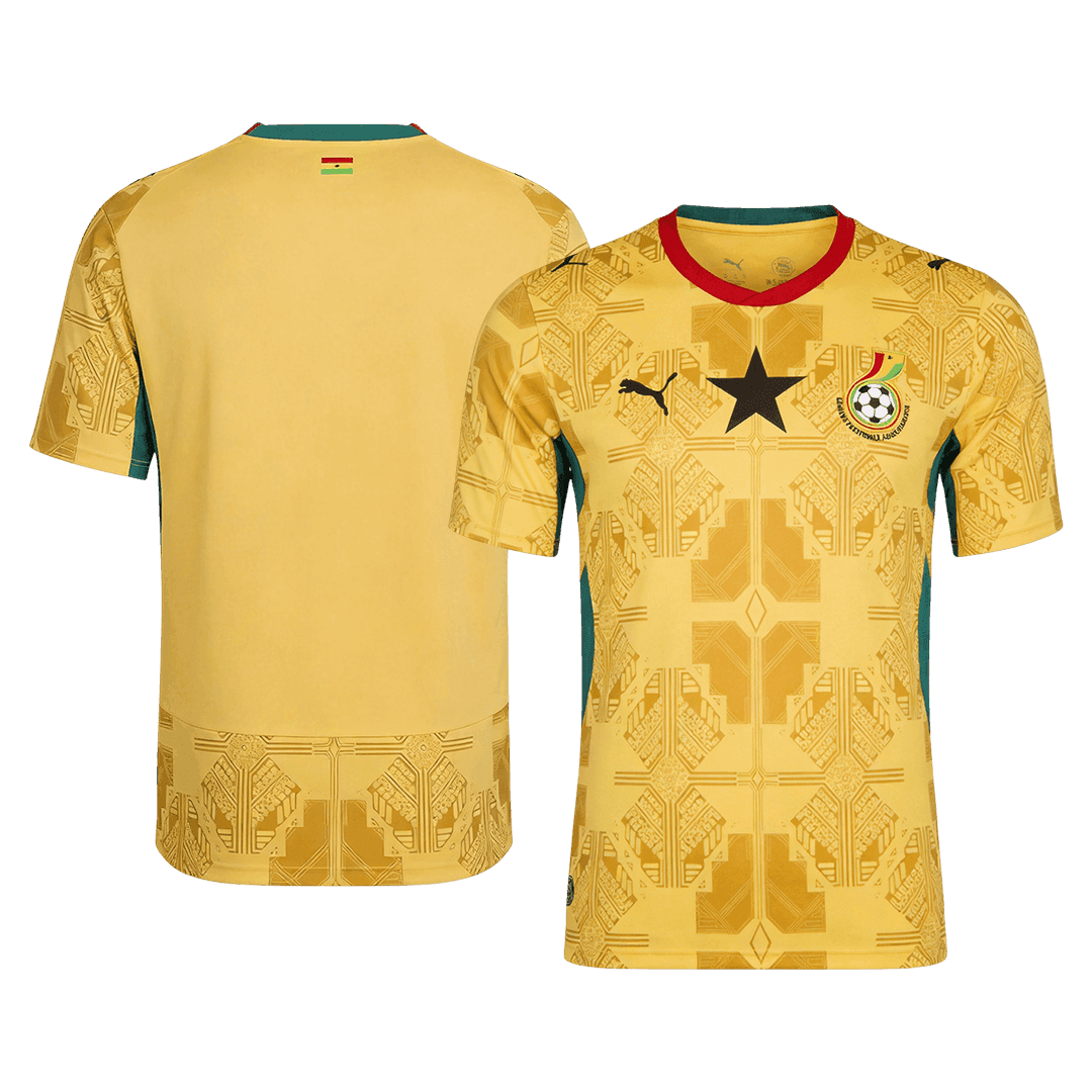 Ghana Away Soccer Jersey World Cup 2026 Yellow