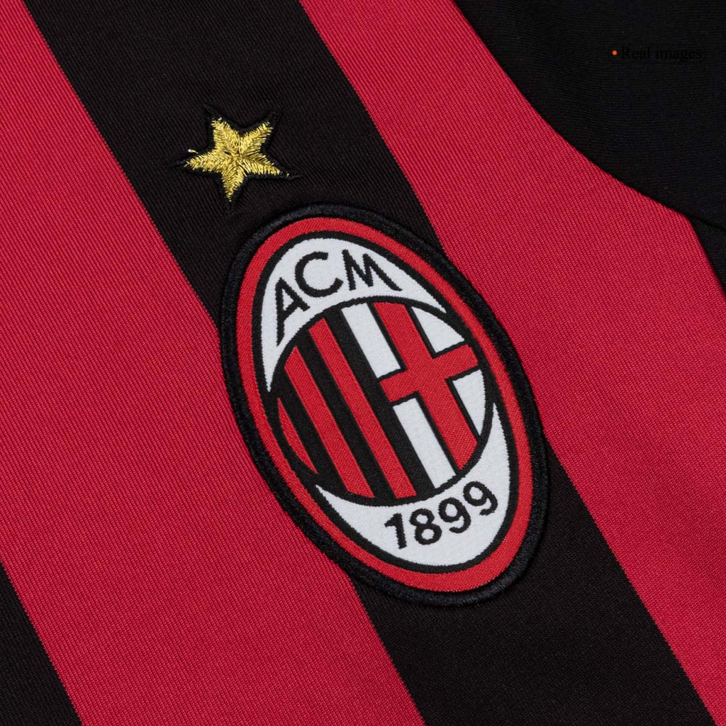 Retro 09/10 AC Milan Home Soccer Jersey Red&Black