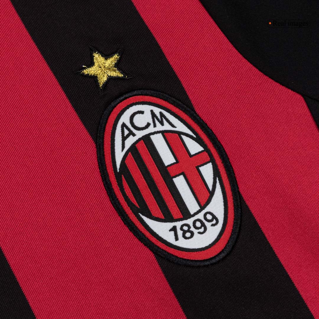Retro 09/10 AC Milan Home Soccer Jersey Red&Black