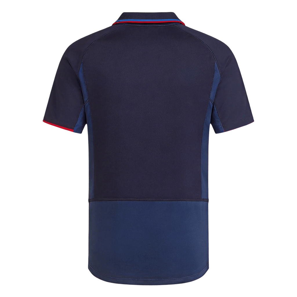 Men Retro Fan Version 02/03 Barcelona Third Soccer Jersey Short Sleeve Navy