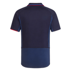 Men Retro Fan Version 02/03 Barcelona Third Soccer Jersey Short Sleeve Navy