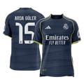 Real Madrid 2025/26 Away Soccer Jersey - ARDA GÜLER #15 - Player Version