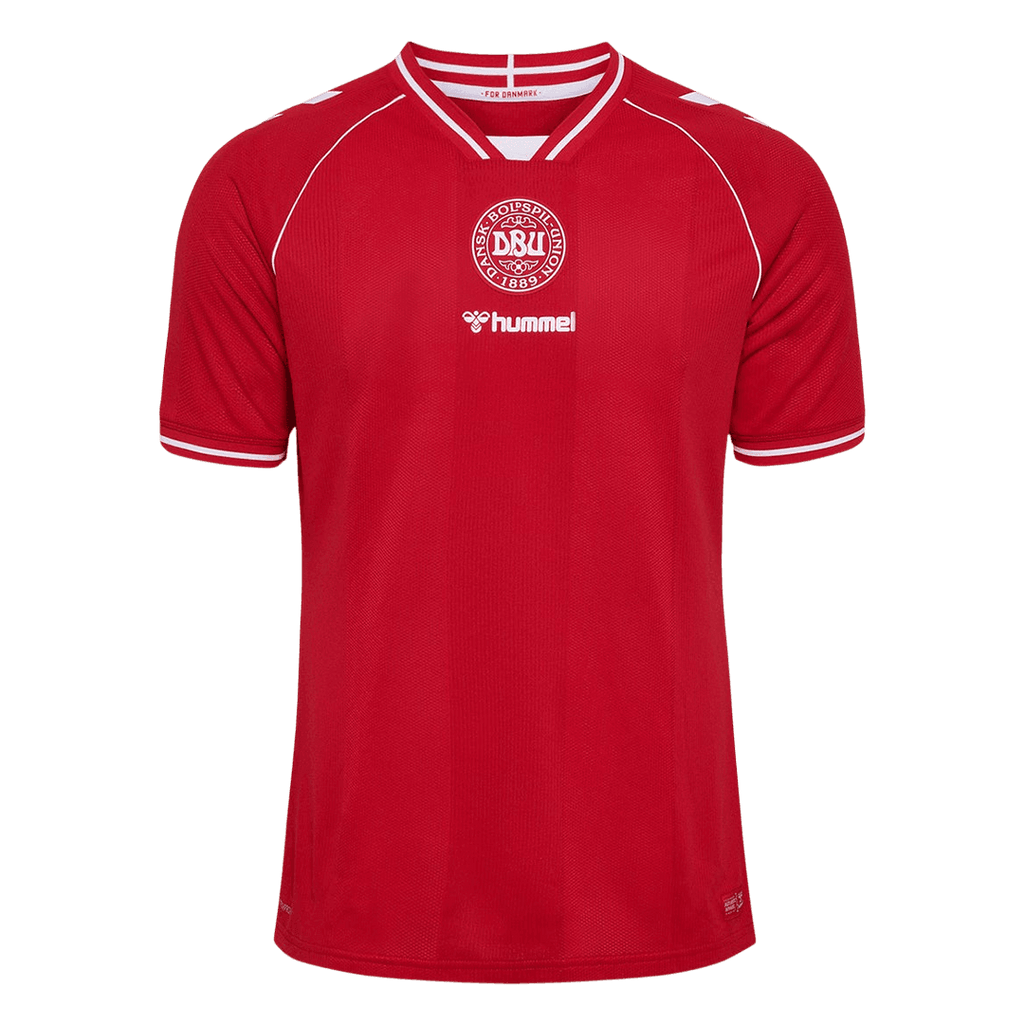 Men Fan Denmark Home Soccer Jersey World Cup 2026 Red