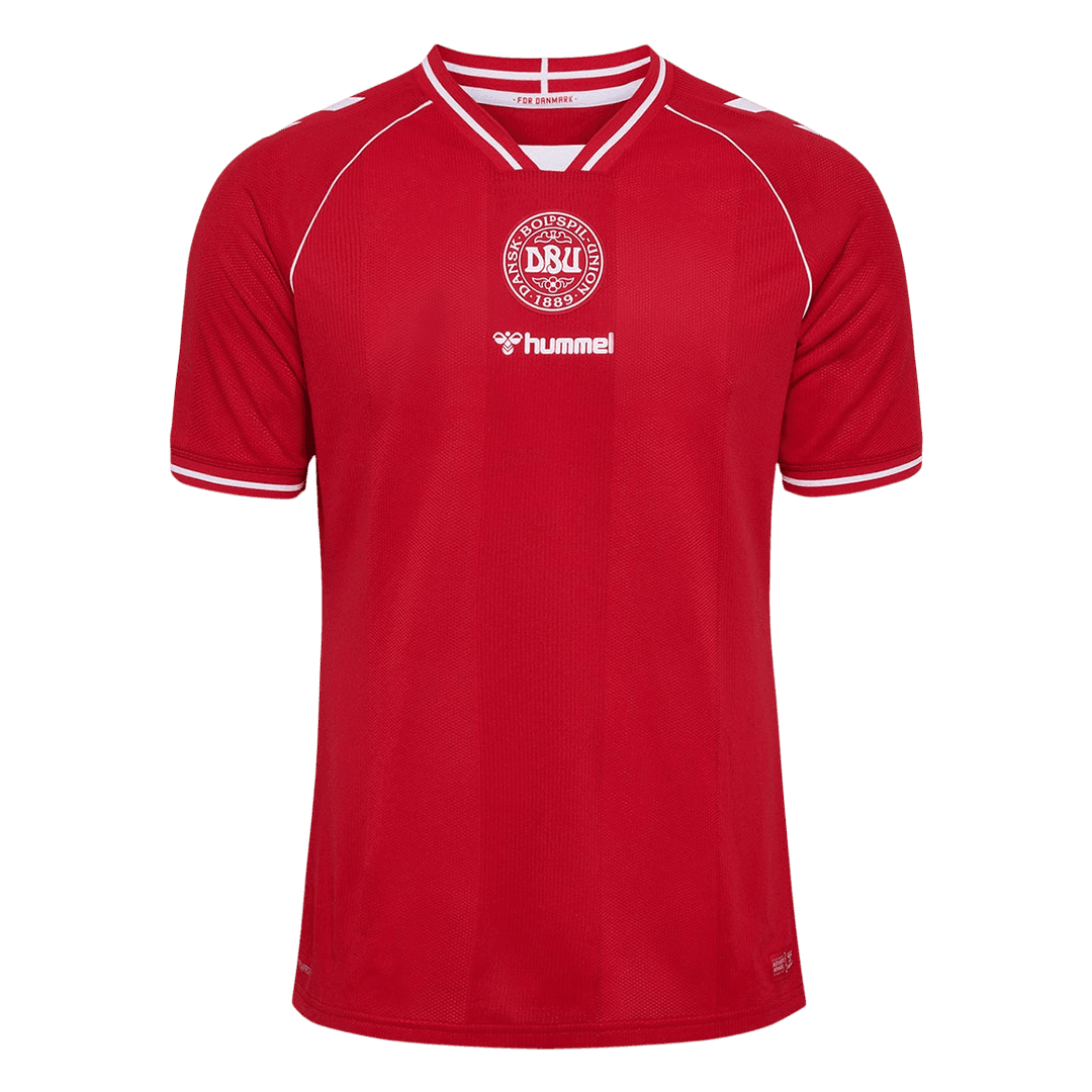 Men Fan Denmark Home Soccer Jersey World Cup 2026 Red