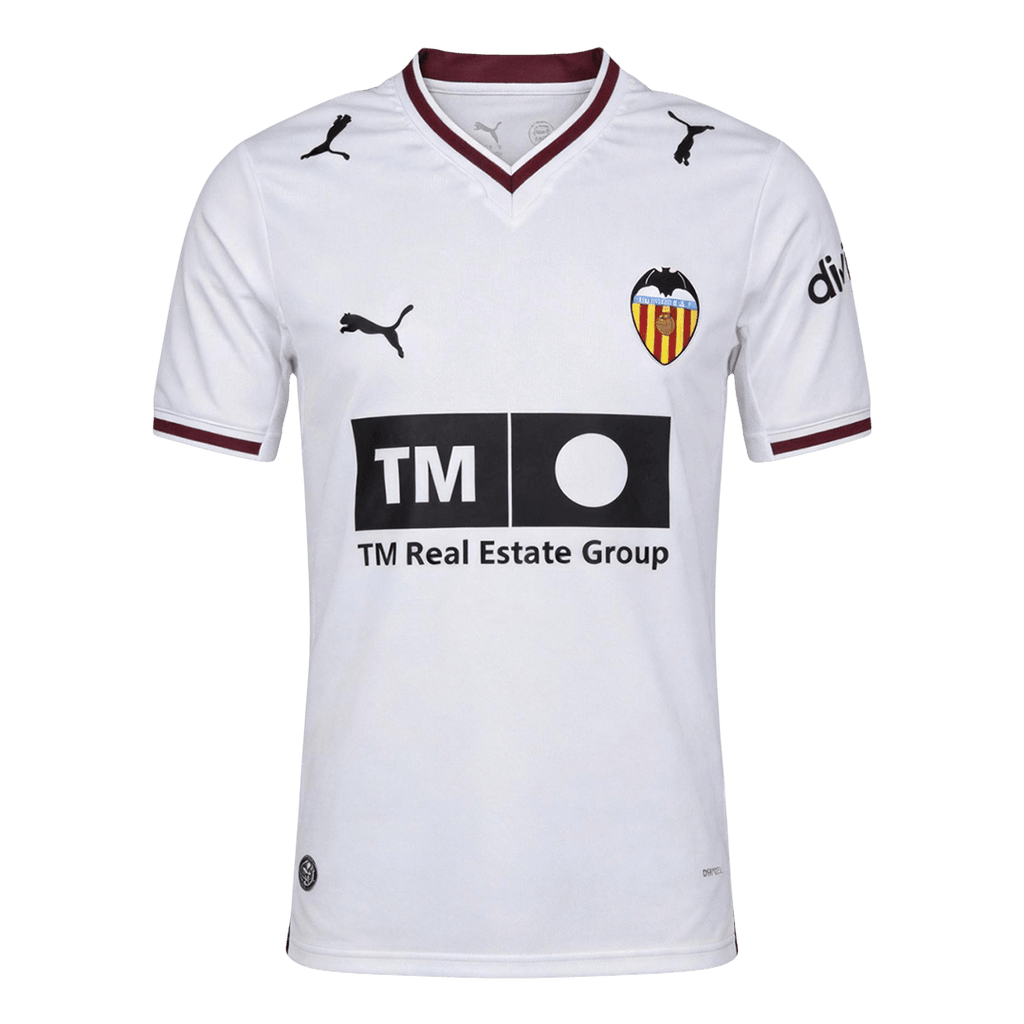 Men Fan Version Valencia Home Soccer Jersey 2026/27 White