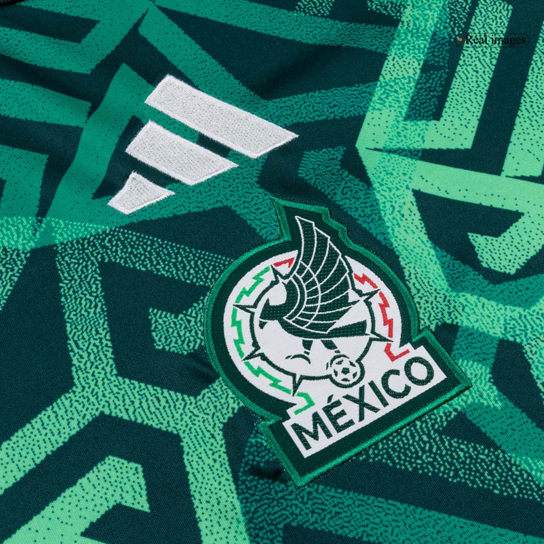 Mexico Pre-Match Soccer Jersey World Cup 2026 Green