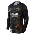 PSG Jordan Night Edition Long Sleeve Soccer Jersey 2025/26 Black