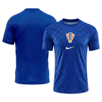 Player Version Croatia Away Soccer Jersey World Cup 2026 Blue