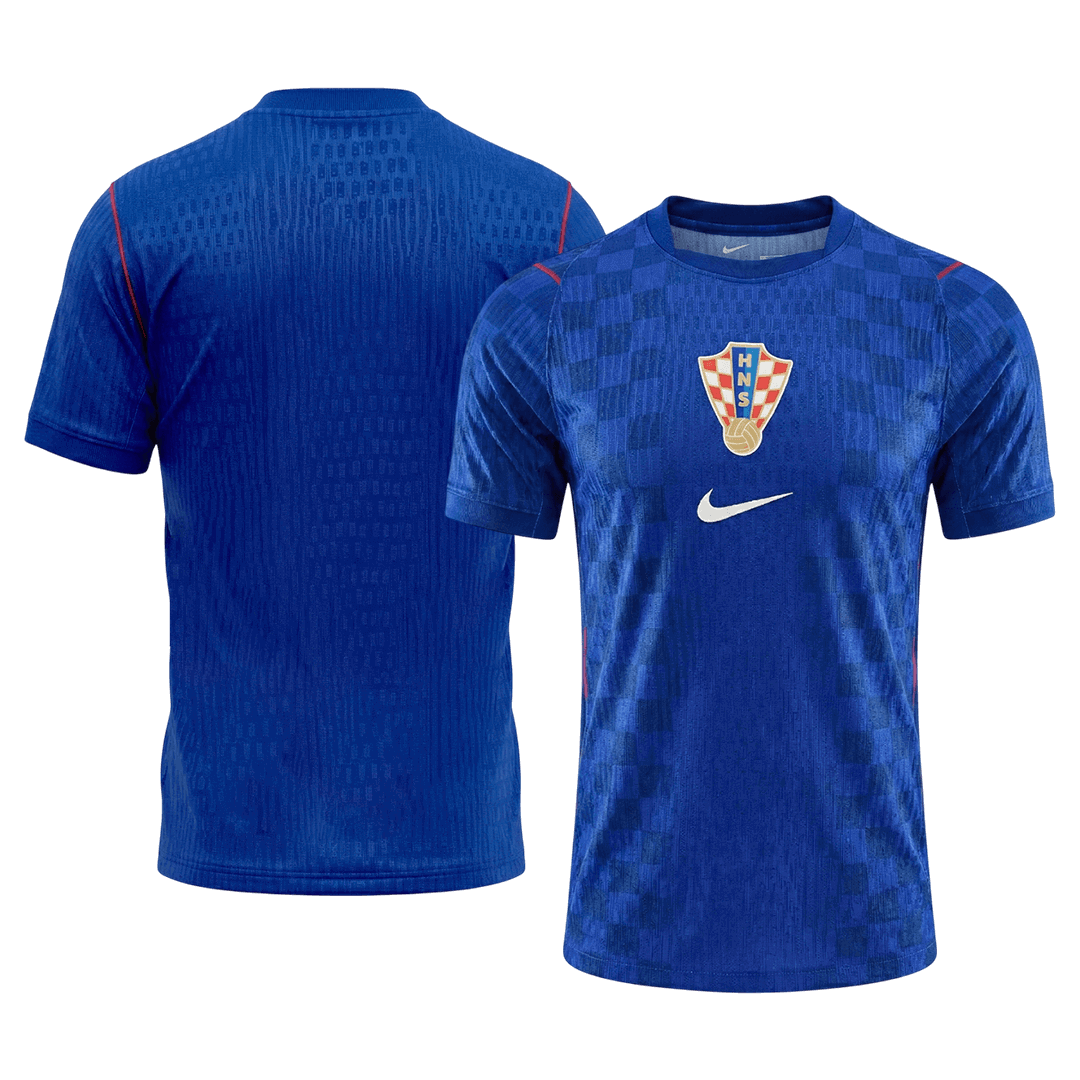 Player Version Croatia Away Soccer Jersey World Cup 2026 Blue