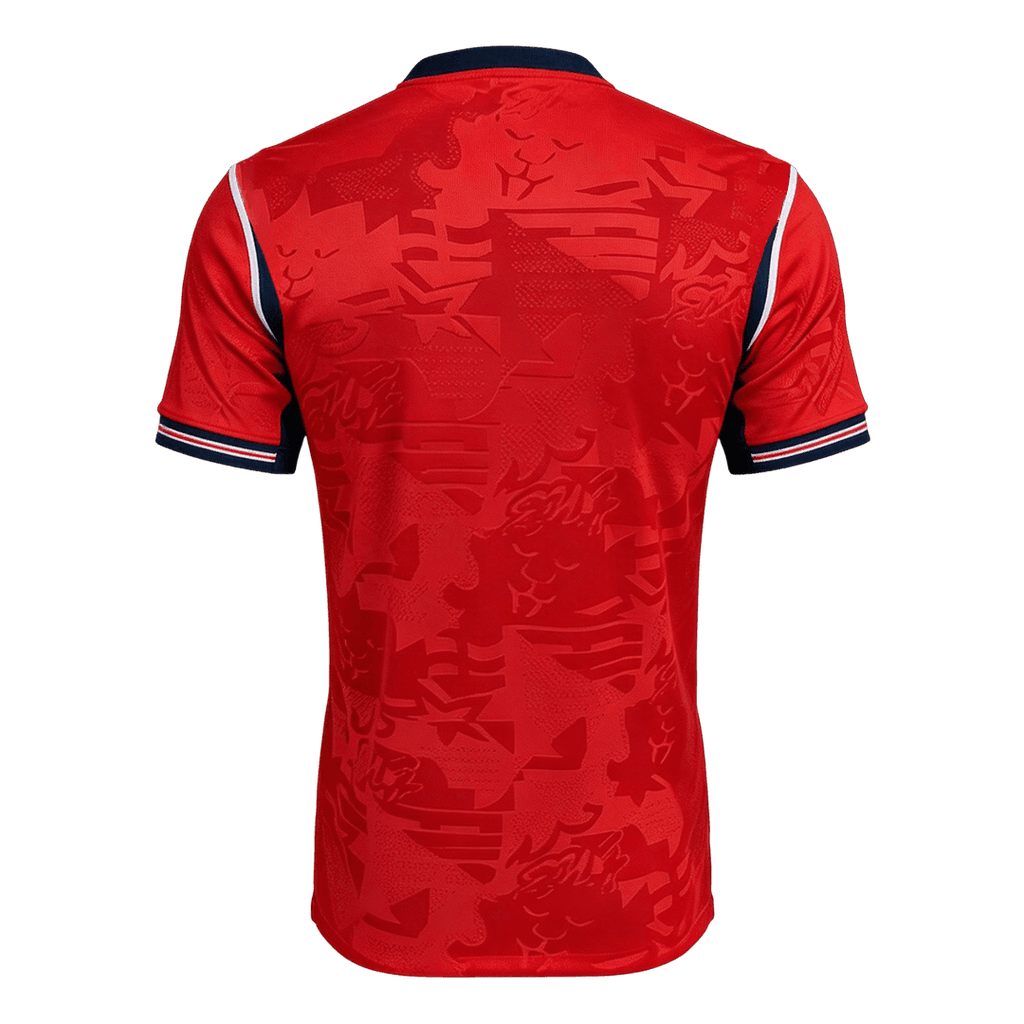 Player Version England Away Soccer Jersey World Cup 2026 Red