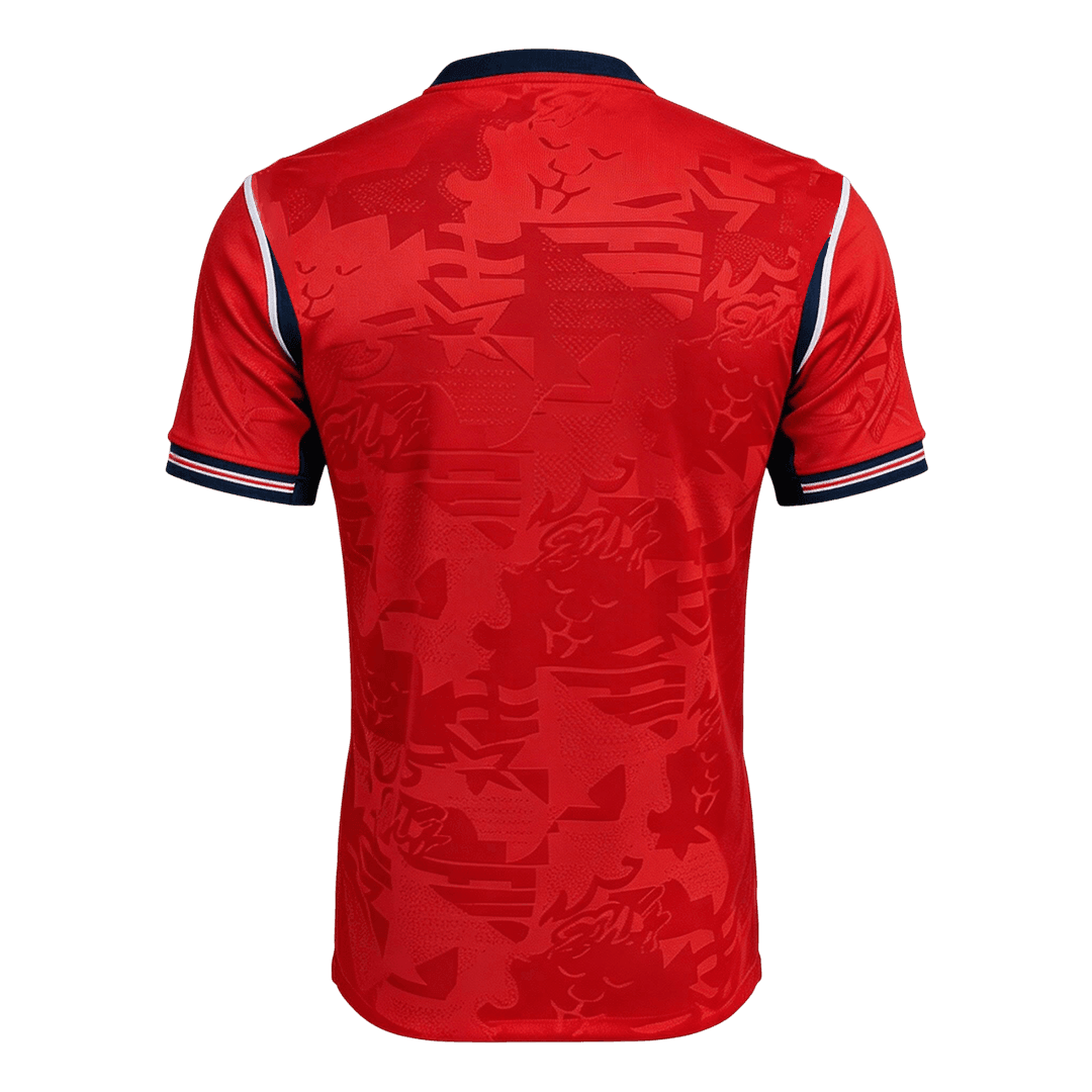 Player Version England Away Soccer Jersey World Cup 2026 Red