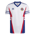 Men Retro Fan Version Yugoslavia Away Soccer Jersey 1990 White