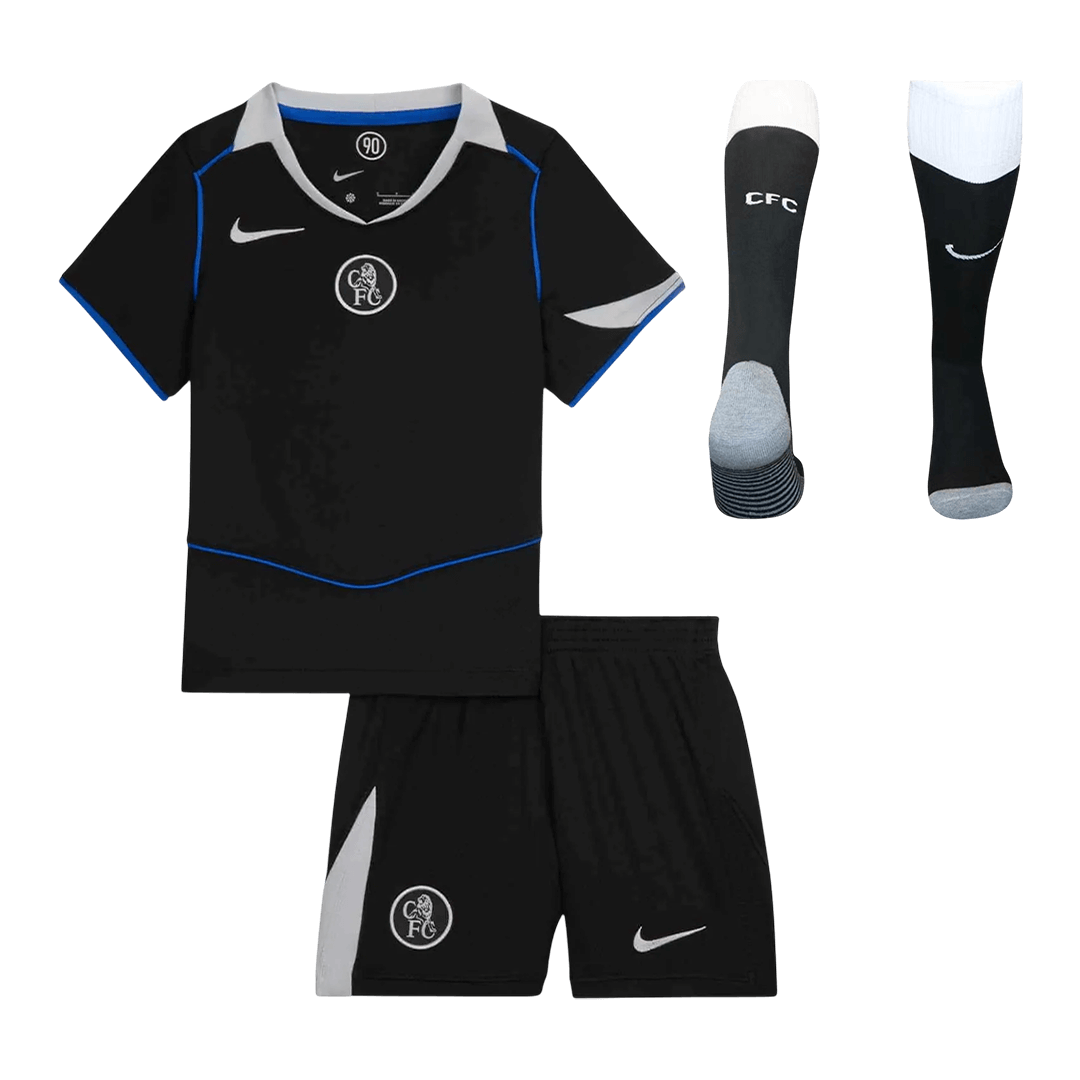 Kids Chelsea 2025/26 Third Full Soccer Kit