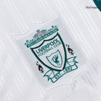 Retro 95/96 Liverpool Away Soccer Jersey Blue&White