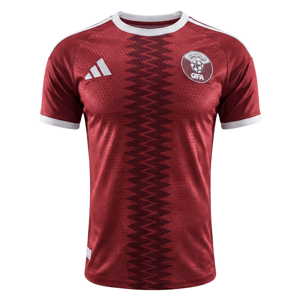 Player Version Qatar Home Soccer Jersey World Cup 2026 Red