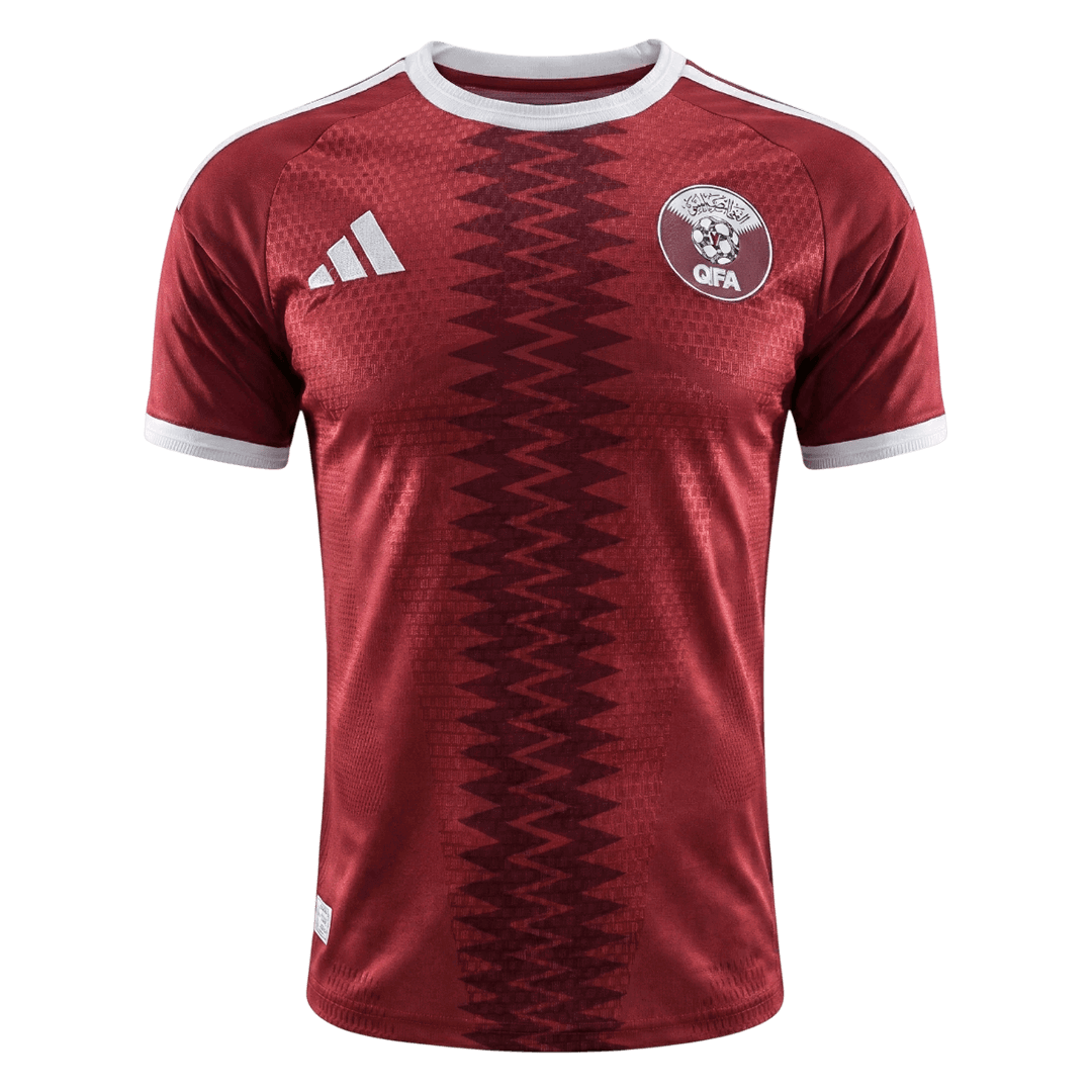 Player Version Qatar Home Soccer Jersey World Cup 2026 Red