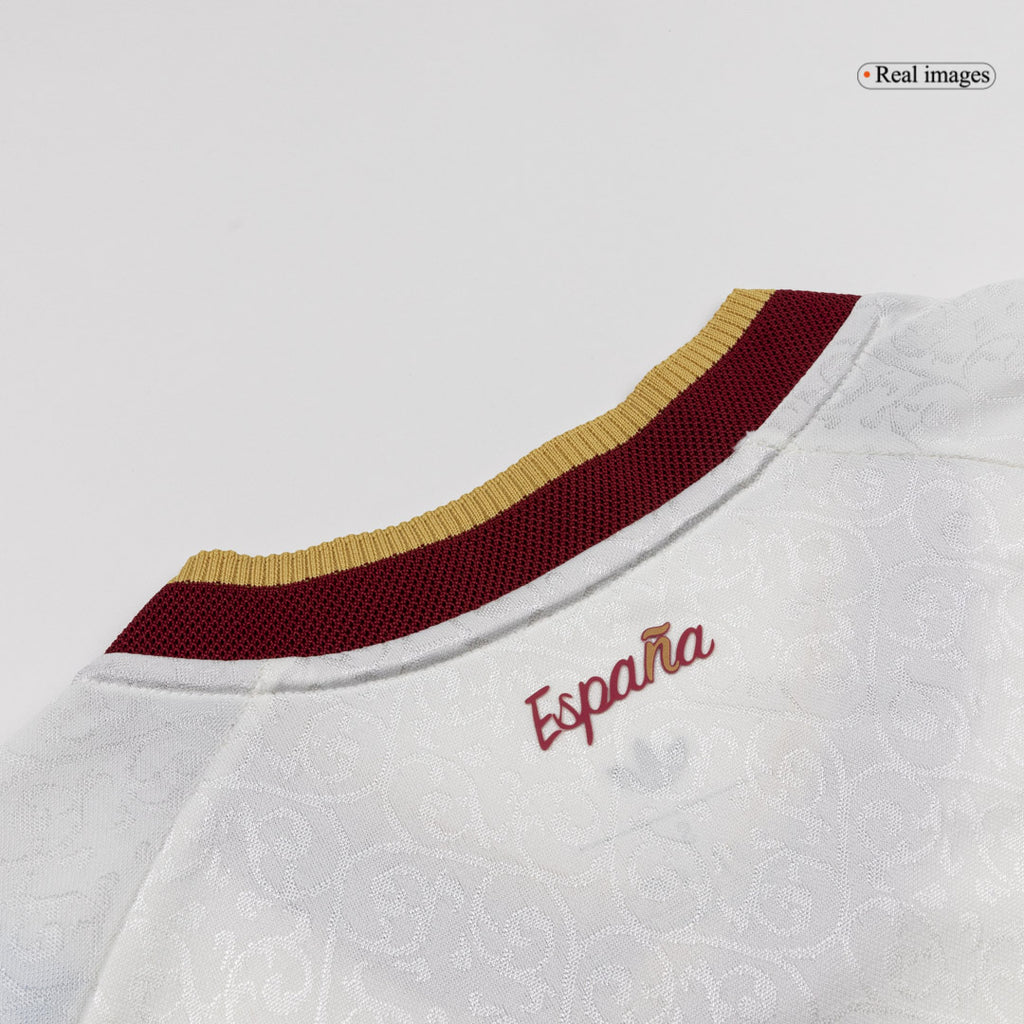 Player Version Spain Away Soccer Jersey World Cup 2026 White