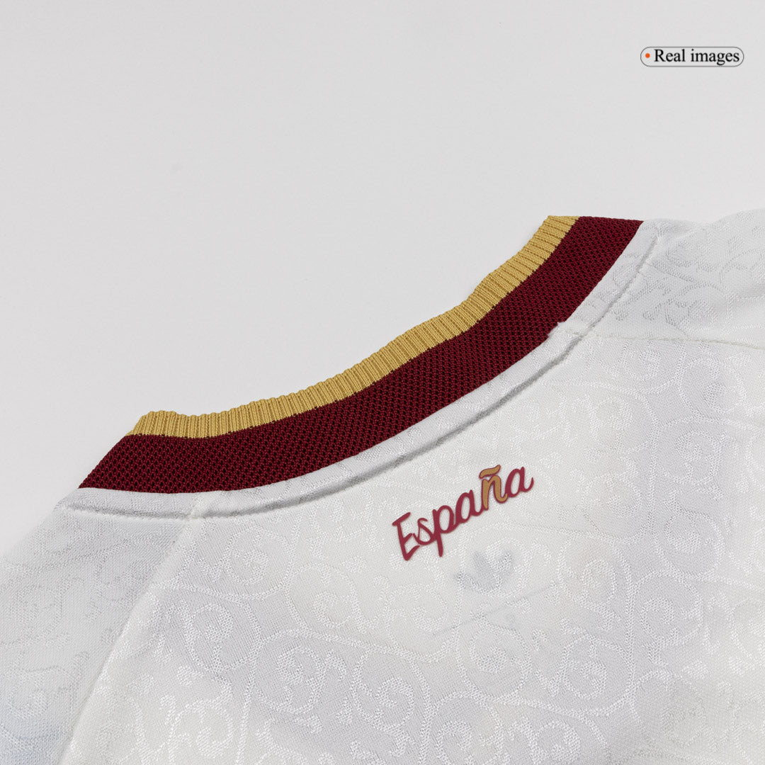 Player Version Spain Away Soccer Jersey World Cup 2026 White