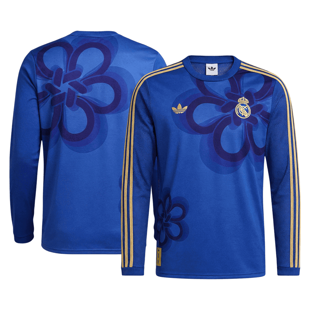 Real Madrid CNY Long Sleeve Soccer Jersey 25/26 Blue