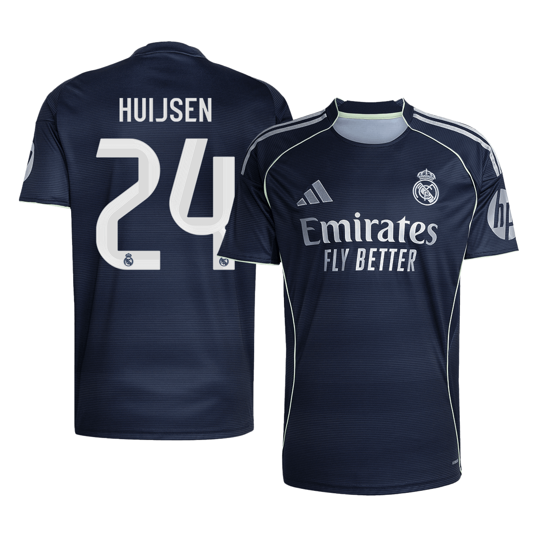 Real Madrid 2025/26 Away Soccer Jersey - HUIJSEN #24