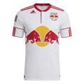 Men Retro Fan Version 2010 New York Red Bulls Home Soccer Jersey Short Sleeve White