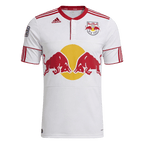 Men Retro Fan Version 2010 New York Red Bulls Home Soccer Jersey Short Sleeve White