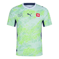 Player Version Switzerland Away Soccer Jersey World Cup 2026 Green