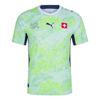 Player Version Switzerland Away Soccer Jersey World Cup 2026 Green