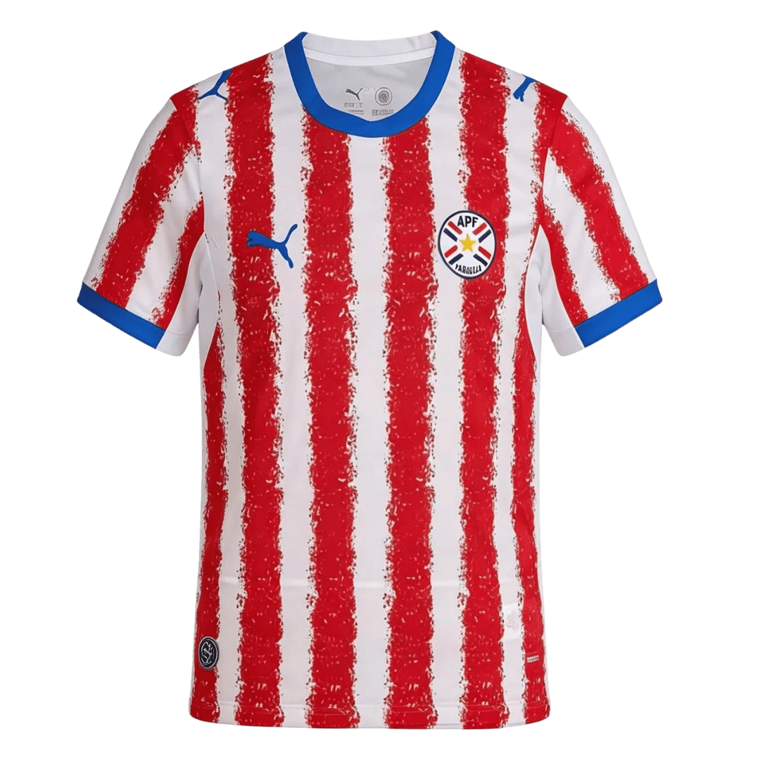 Paraguay Home Soccer Jersey World Cup 2026 Red & White