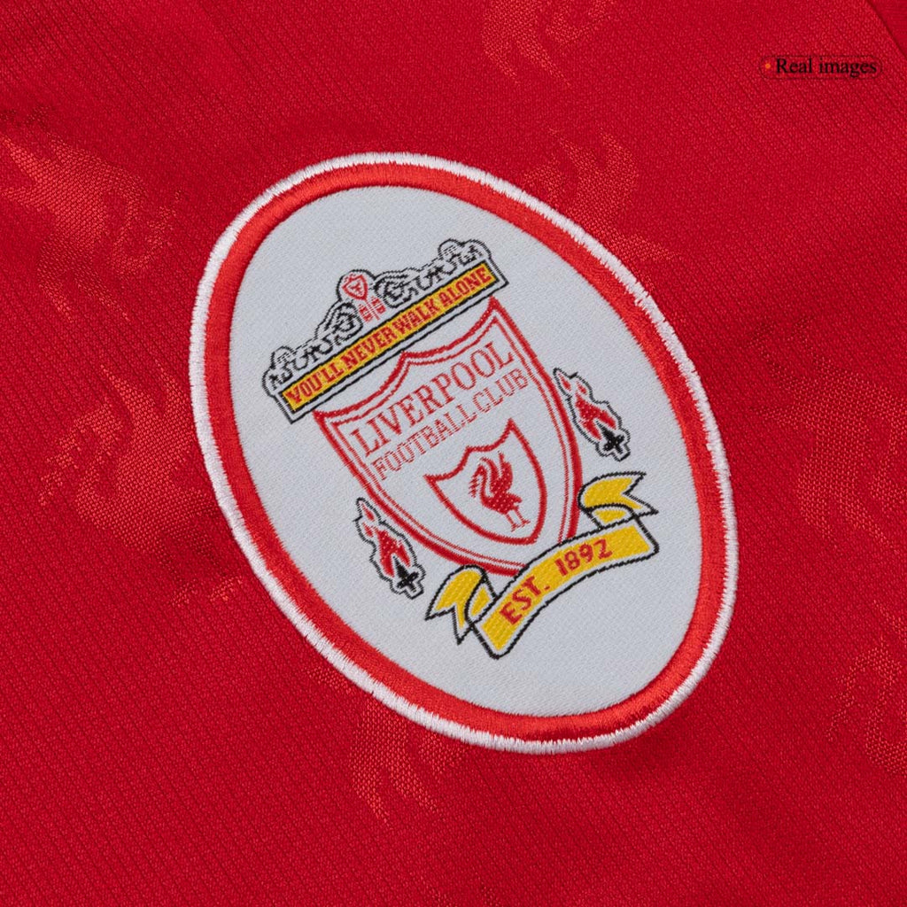 Retro 96/97 Liverpool Home Soccer Jersey Red