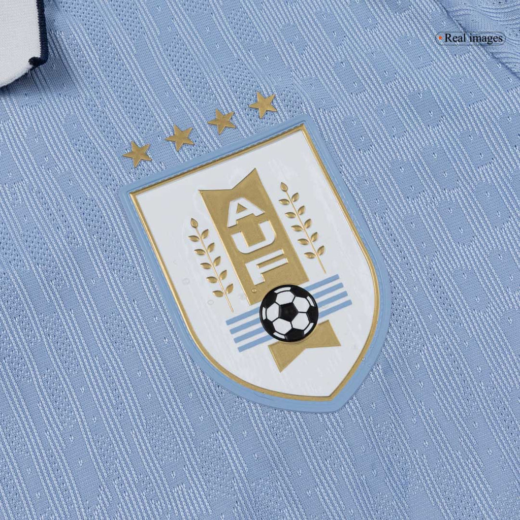 Player Version Uruguay Home Soccer Jersey World Cup 2026 Blue