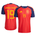 LAMINE YAMAL #19 Player Version Spain Home Soccer Jersey World Cup 2026 Red