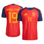 LAMINE YAMAL #19 Player Version Spain Home Soccer Jersey World Cup 2026 Red