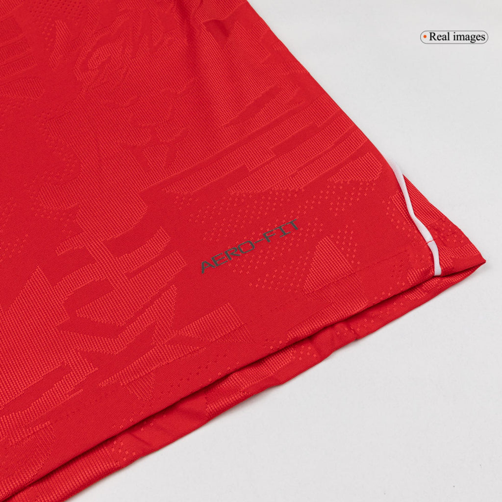 Player Version England Away Soccer Jersey World Cup 2026 Red