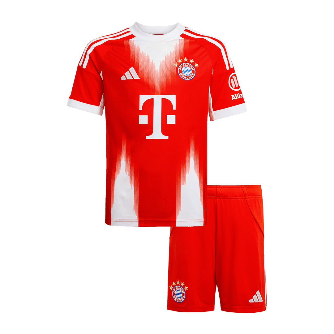 Kids Bayern Munich 2025/26 Home Soccer Kit