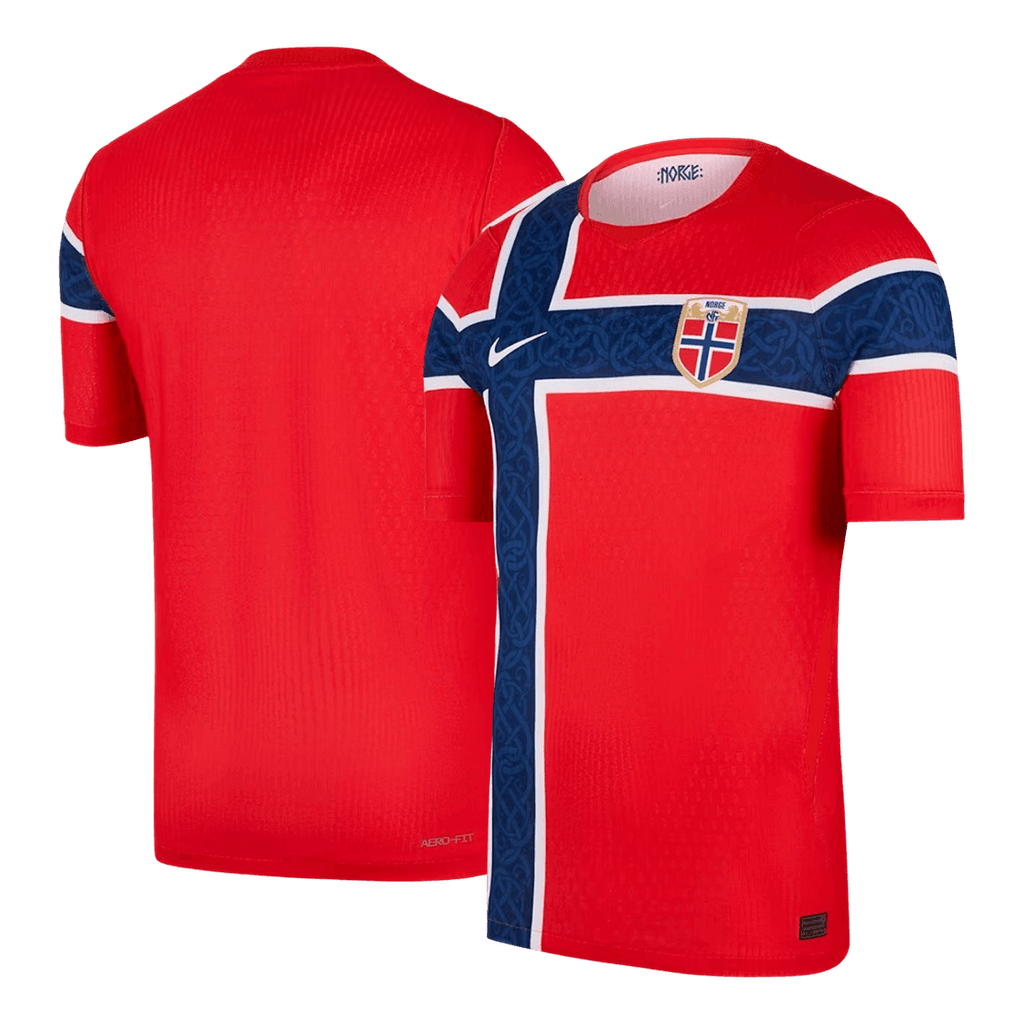 Player Version Norway Home Soccer Jersey World Cup 2026 Red