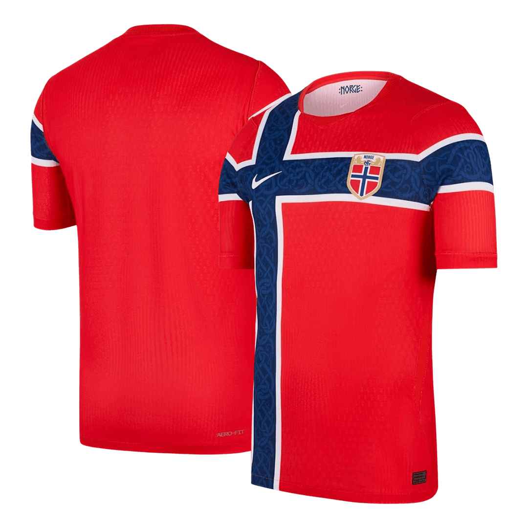 Player Version Norway Home Soccer Jersey World Cup 2026 Red