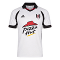 Men Retro Fan Version 01/02 Fulham Home Soccer Jersey White