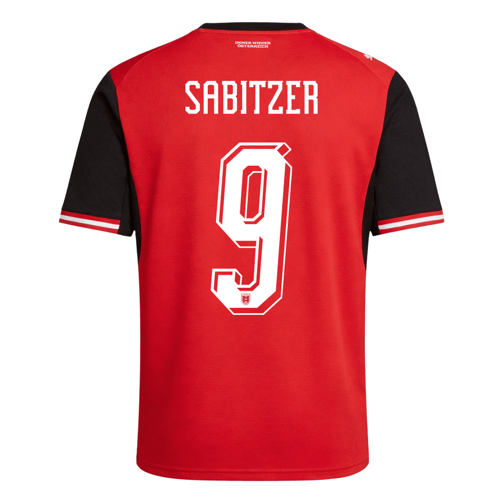 SABITZER#9 Austria Home Soccer Jersey World Cup 2026 Red