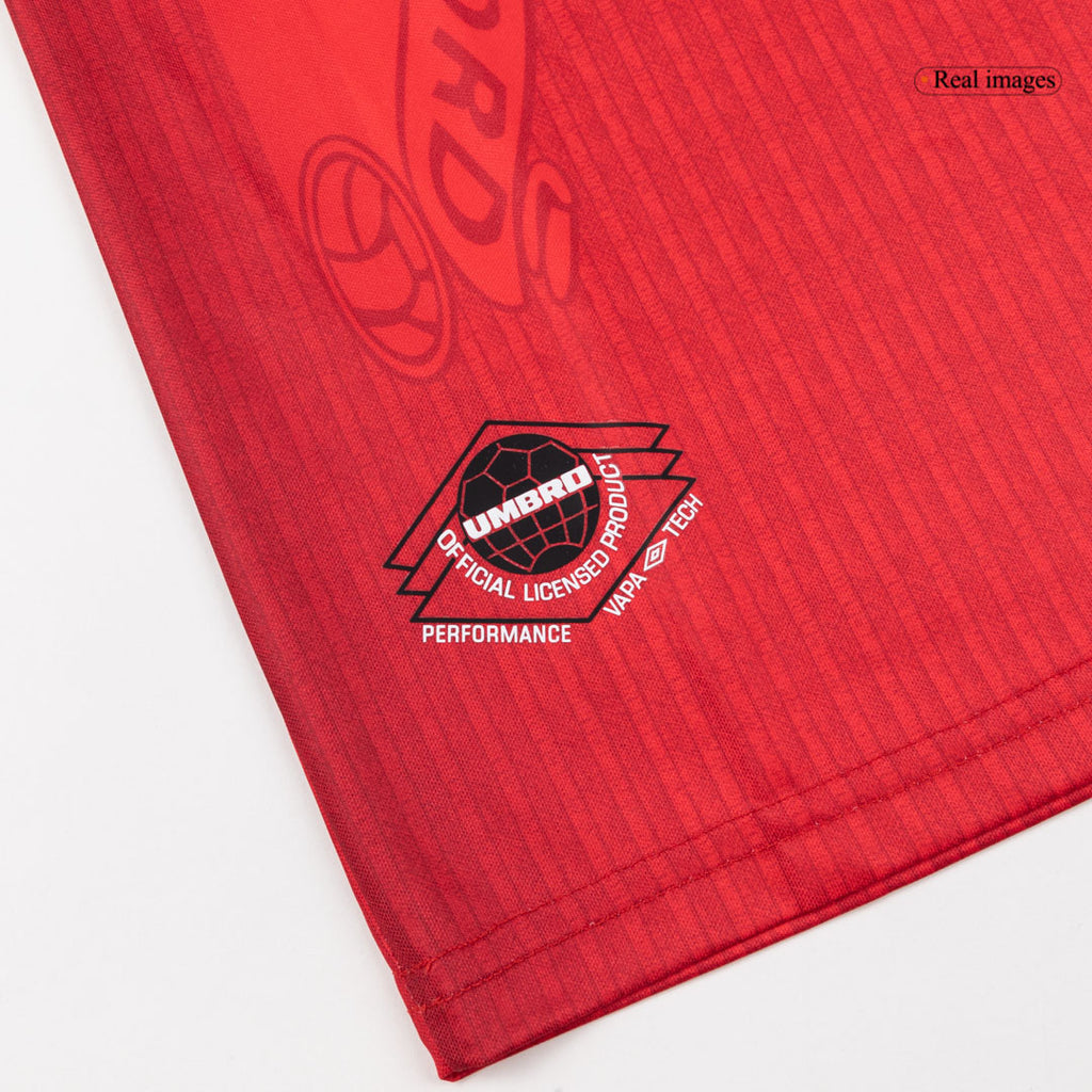 Retro 96/97 Manchester United Home Soccer Jersey Red