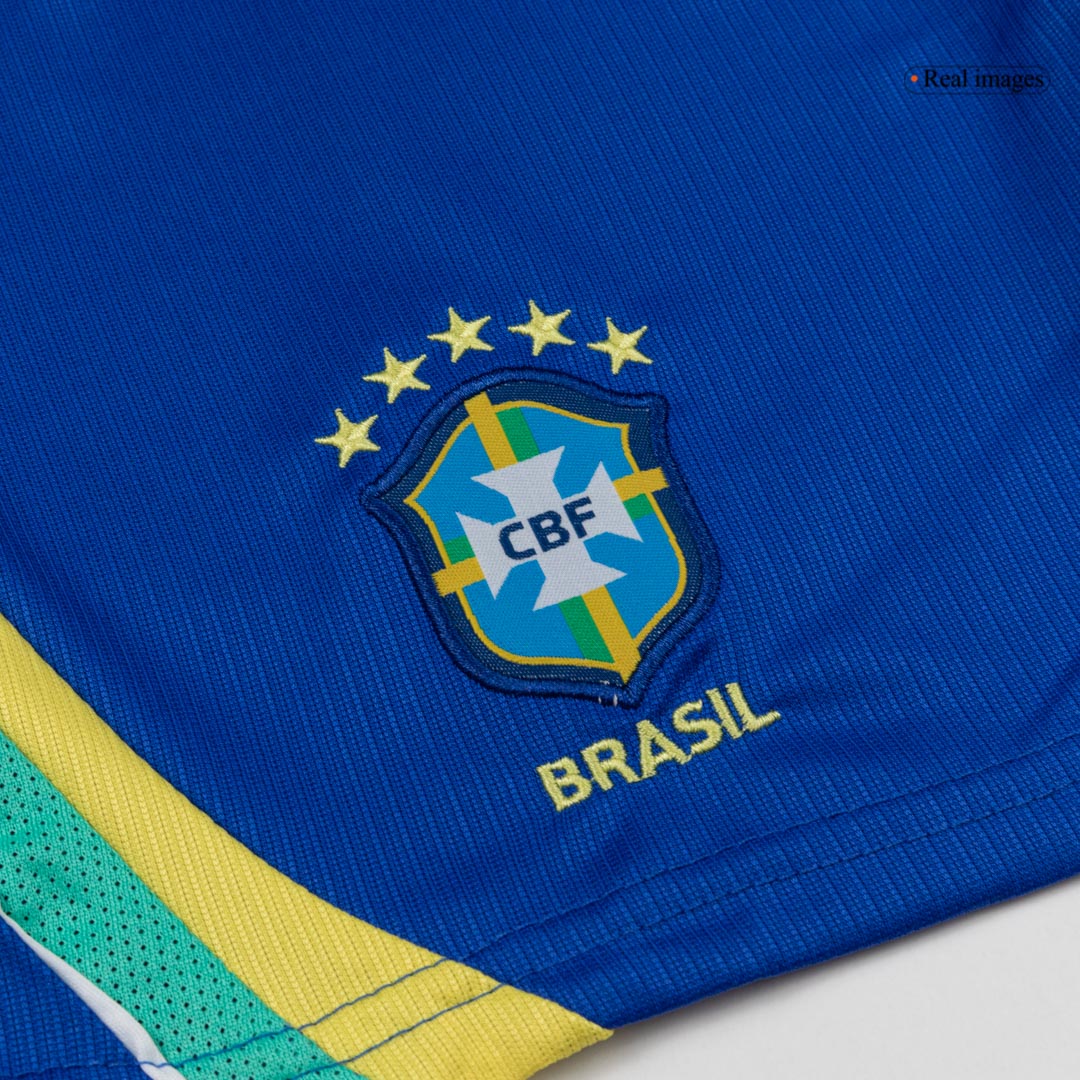Kid's Brazil Home Soccer Jersey Kit(Jersey+Shorts) World Cup 2026 Yellow